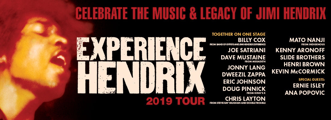 JOE SATRIANI ON EXPERIENCE HENDRIX TOUR 2019