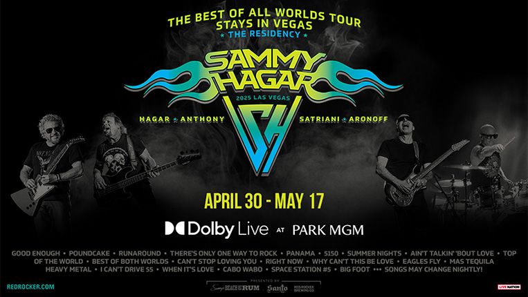 THE BEST OF ALL WORLDS 2025 VEGAS RESIDENCY - Sammy Hagar, Michael Anthony, Joe Satriani, Kenny Aronoff